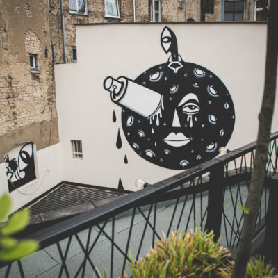 Okładka galerii Mural autorstwa Noriakiego w Kinie Muza!