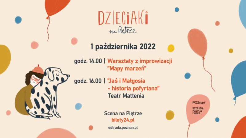 Okładka wydarzenia - Dzieciaki na Piętrze 2022 - spektakl "Jaś i Małgosia - historia pofyrtana”  Teatr Mattenia