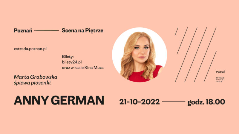 Okładka wydarzenia - Marta Grabowska śpiewa piosenki ANNY GERMAN 