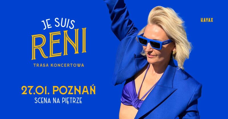 Okładka wydarzenia - Je suis Reni - Reni Jusis