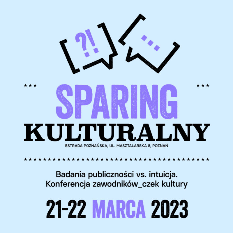 Okładka wydarzenia - SPARING KULTURALNY