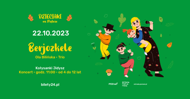 Okładka wydarzenia - "Berjozkele - Kołysanki Jidysz” Ola Bilińska Trio