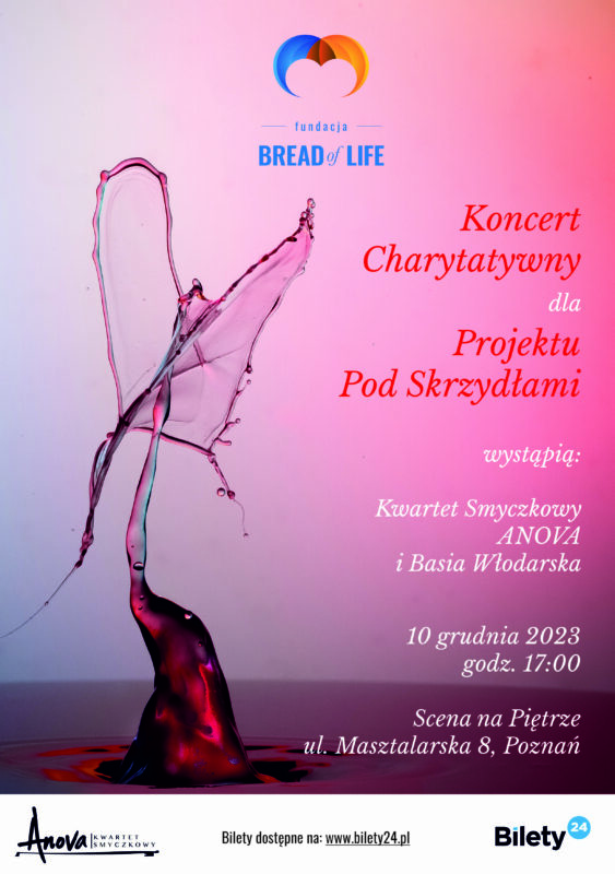 Okładka wydarzenia - Koncert charytatywny Fundacji „Bread of Life”