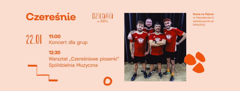 Okładka wydarzenia - Warsztat „Czereśniowe piosenki”