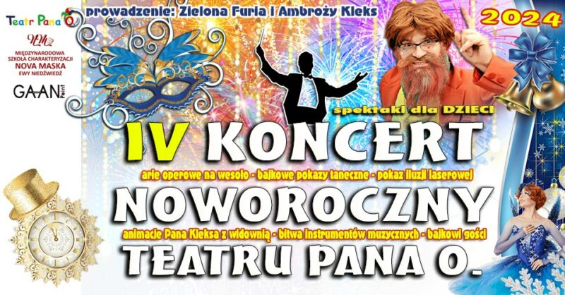 Okładka wydarzenia - Koncert Noworoczny dla Dzieci Teatru Pana O