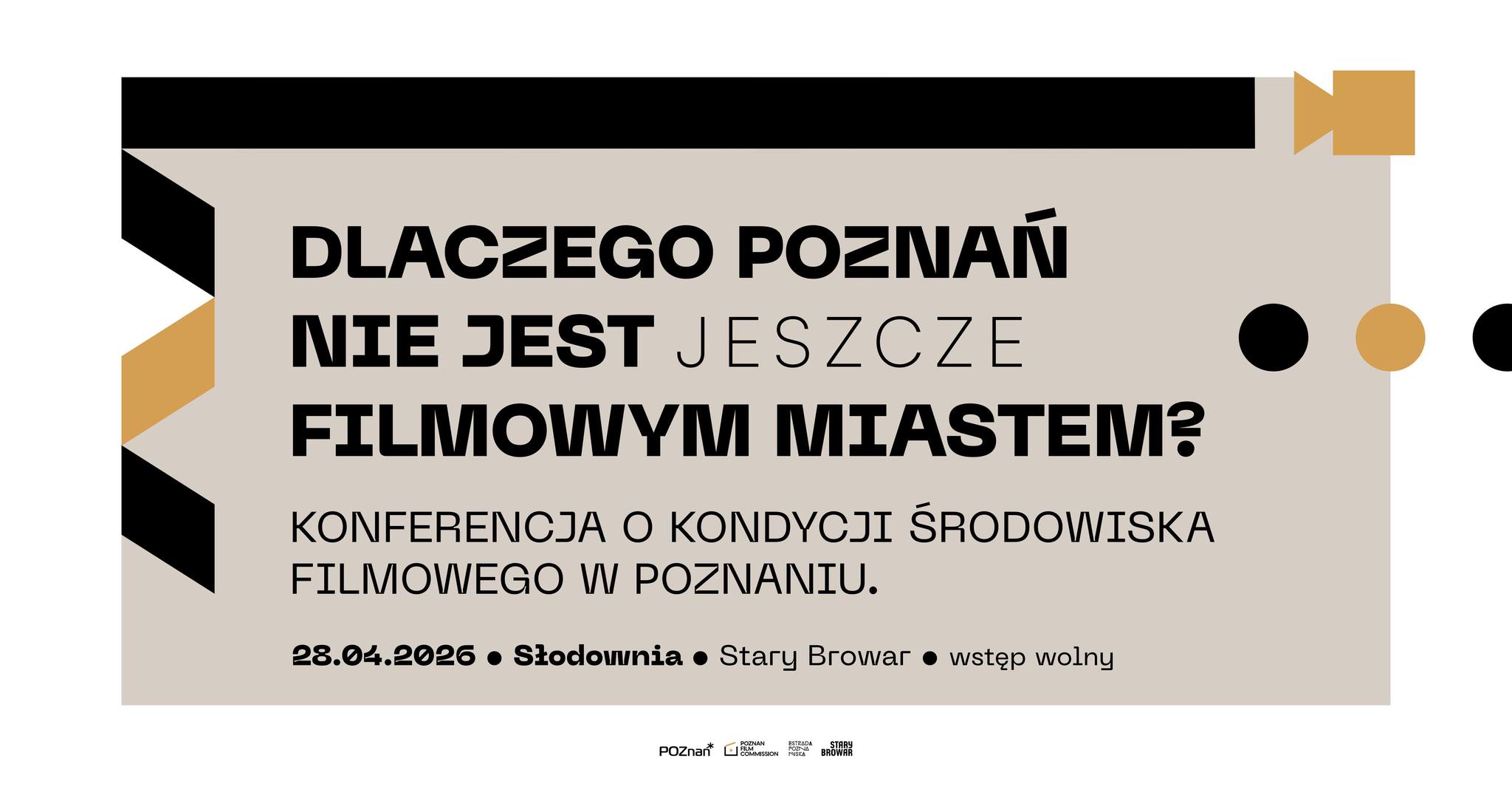Dlaczego Poznań nie jest jeszcze filmowym miastem? Konferencja o kondycji środowiska filmowego