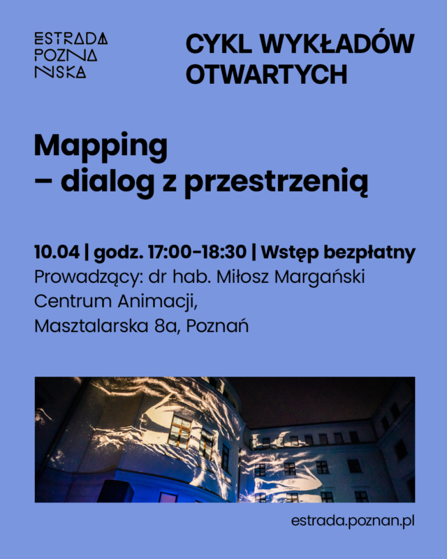 Okładka wydarzenia - Mapping – dialog z przestrzenią
