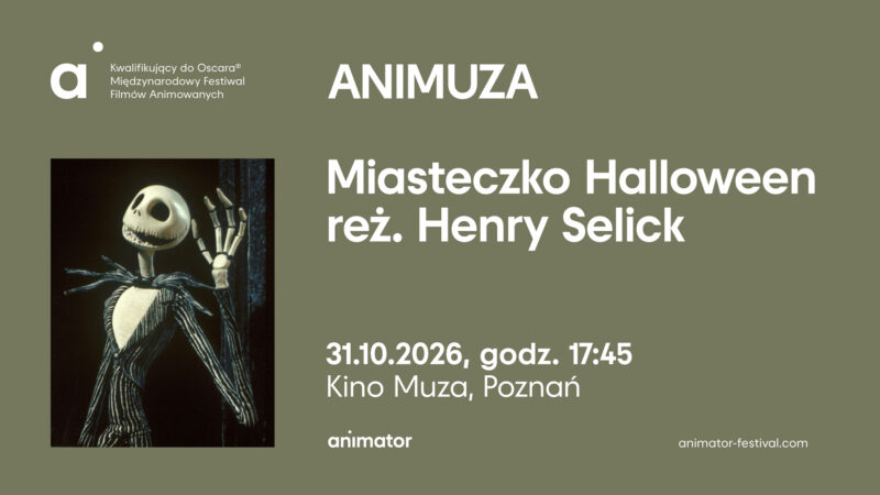 Okładka wydarzenia - ANIMUZA: Miasteczko Halloween, reż. Henry Sellick