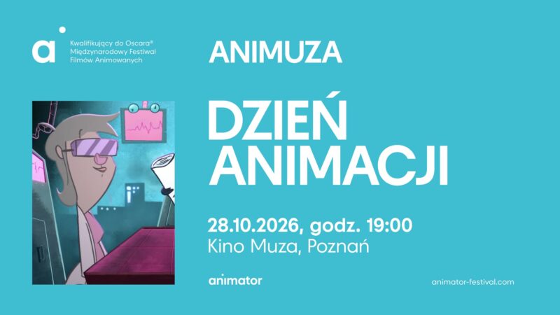 Okładka wydarzenia - ANIMUZA | Międzynarodowy Dzień Animacji 2026 | pokaz filmów krótkometrażowych ASIFA